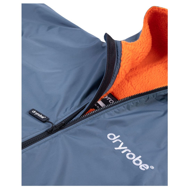 Dryrobe Advance Changing Robe Long Sleeved Dark Grey / Orange