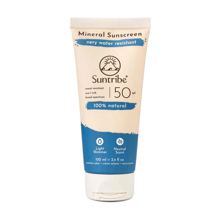 Suntribe Active Natural Mineral Sunscreen 100 ml SPF50