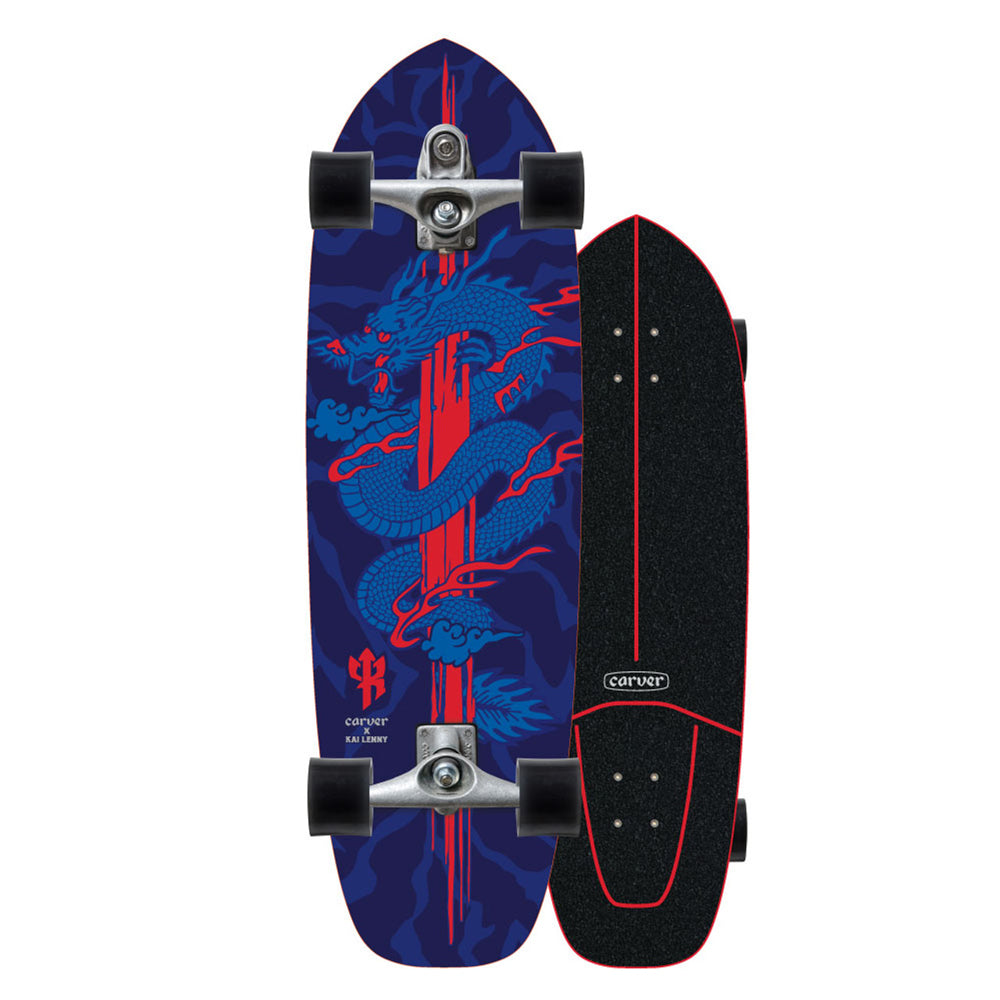 Studio Photo of Carver 34in Kai Lenny Dragon Surfskate with C7 Trucks
