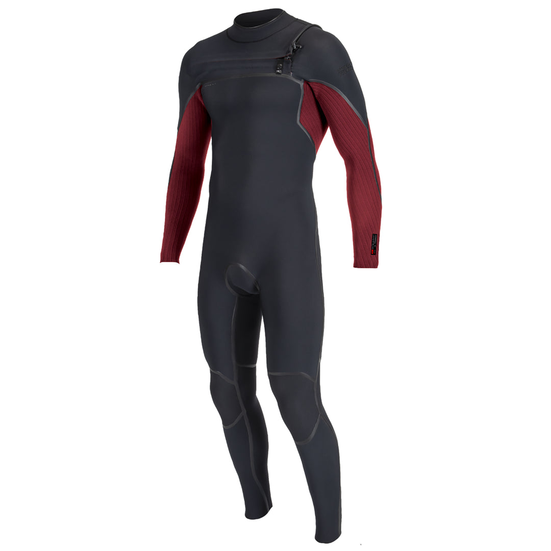 O'Neill Mens Hyperfreak Fire 5/4+ Chest Zip Neoprenanzug