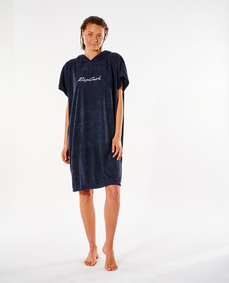 Poncho-Handtuch mit Kapuze und Rip Curl-Schriftzug